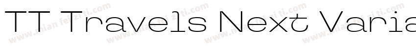 TT Travels Next Variable字体转换